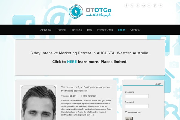 Theron PRO theme site design template sample