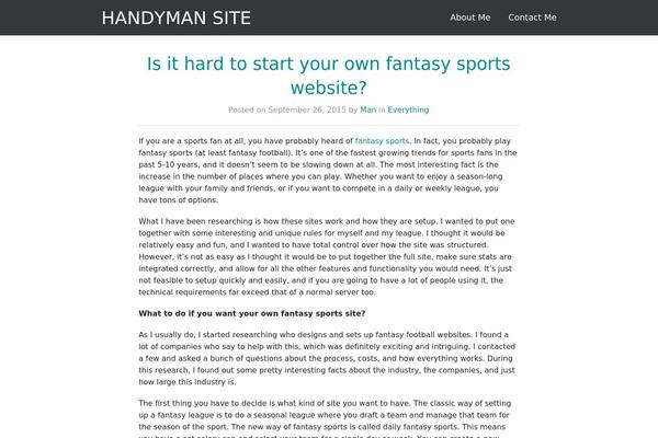 otownhandyman.com site used BakedWP