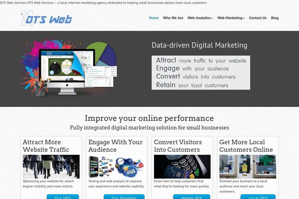 Quark theme site design template sample