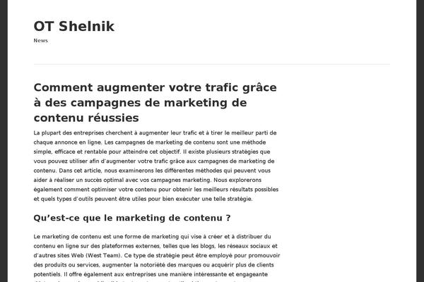 Maxwell theme site design template sample