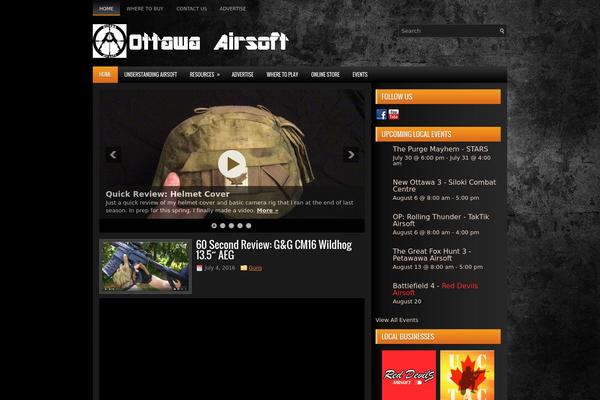 Igaming theme site design template sample