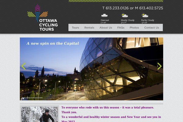 ottawacyclingtours.com site used Ottawacycling