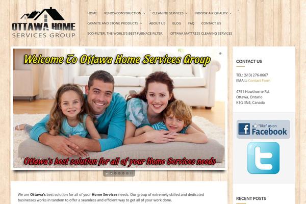 Ace theme site design template sample