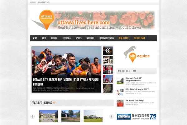 Site using Guardian News Headlines plugin