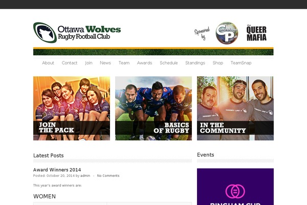 ottawawolves.ca site used Freshshop