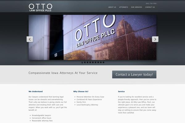 inFocus theme site design template sample