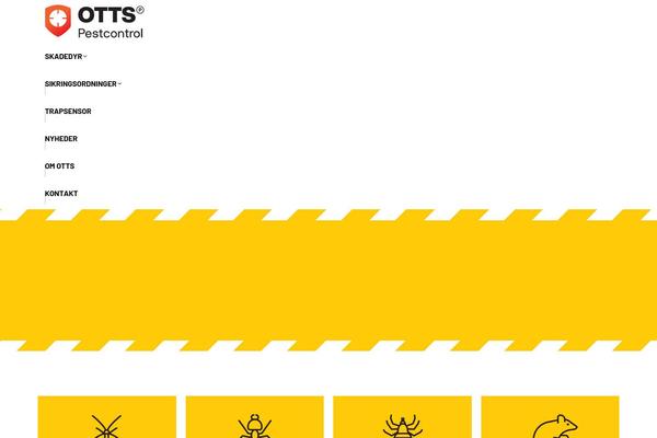 The7 Child theme site design template sample