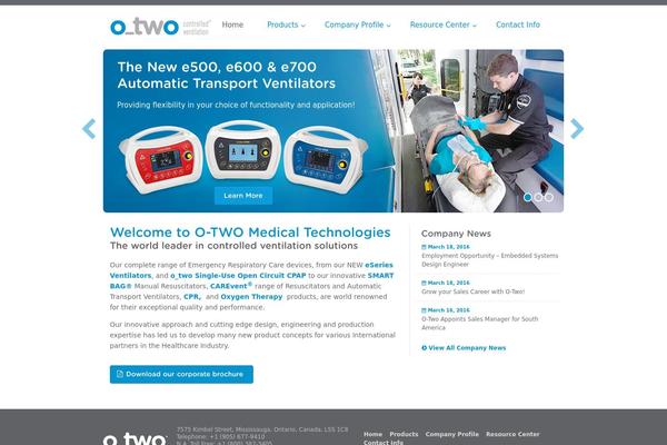 Vulcan theme site design template sample