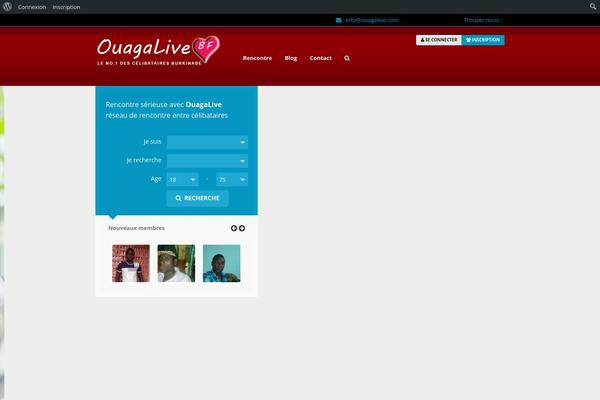 Sweetdate theme site design template sample