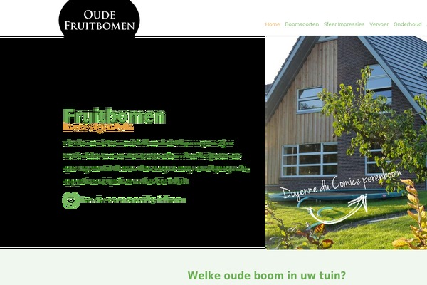 oudefruitbomen.nl site used Oudefruitbomen