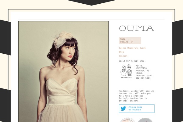 oumaclothing.com site used Style_me_pretty