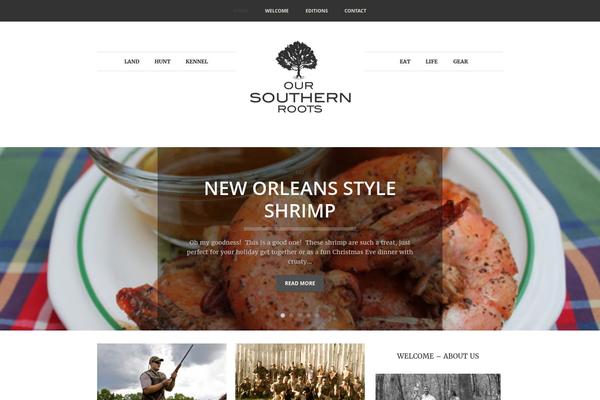 Adapt theme site design template sample