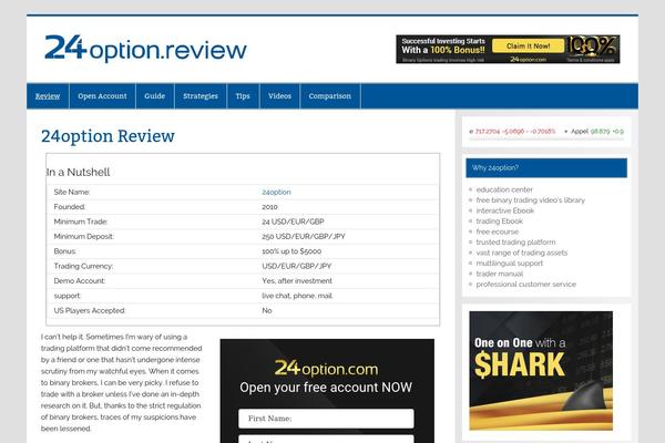 Smartline theme site design template sample