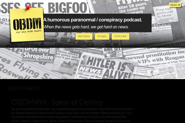 ourbigdumbmouth.com site used Wpex-magtastico