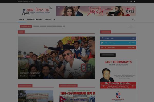 Site using Cr3ativ Carousel plugin