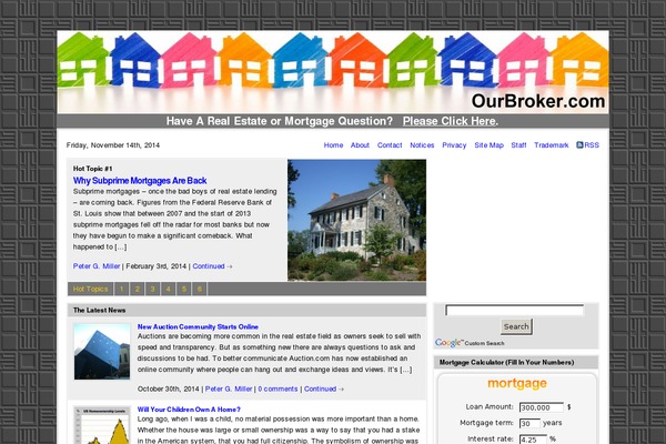 ourbroker.com site used Wp-professional3.0