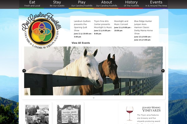ourcarolinafoothills.com site used Organic Farm