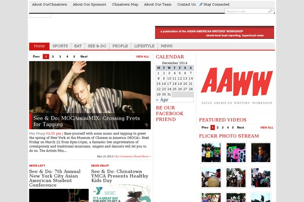 BlogNews theme site design template sample