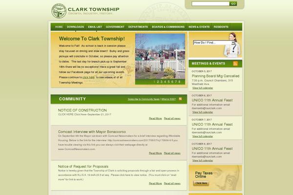 ourclark.com site used Clark