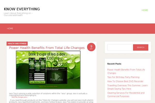 The Funk theme site design template sample