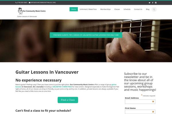 Ascent theme site design template sample