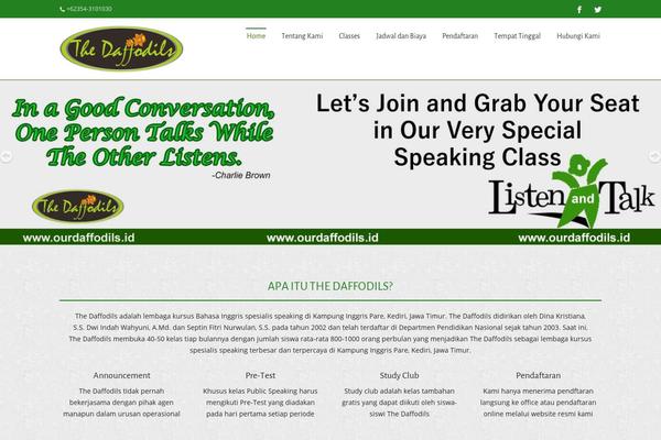 Gardenia theme site design template sample