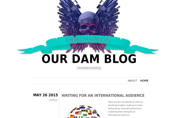Chunk theme site design template sample