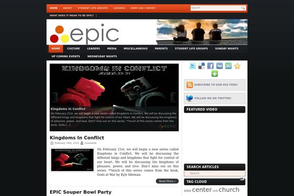 Imobile theme site design template sample
