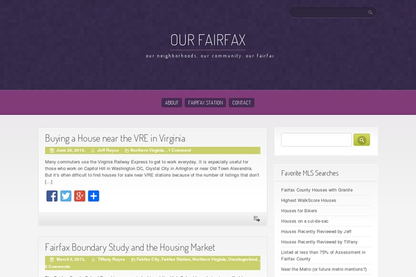 WordPress website example screenshot