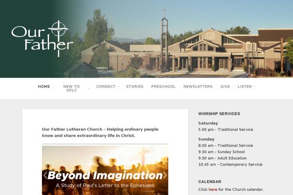 ourfatherlutheran.net site used Organic-swell
