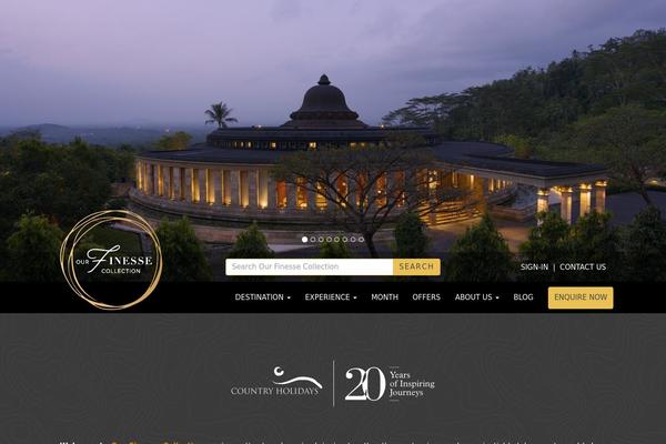 Finesse theme site design template sample