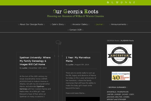 ourgeorgiaroots.com site used Avada2