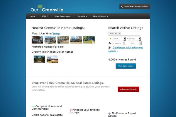 Nexus theme site design template sample