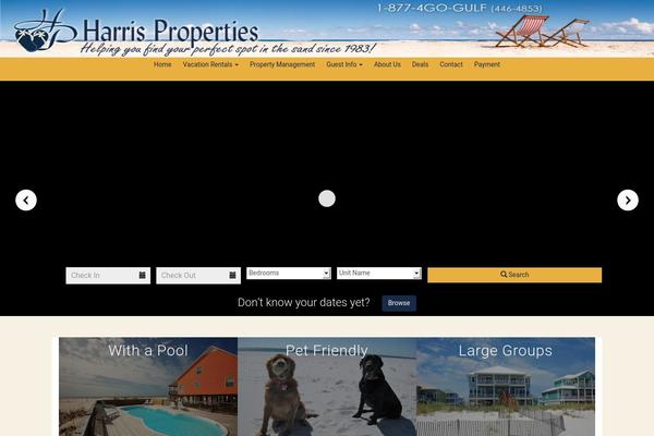 Parkcity theme site design template sample
