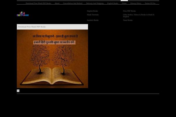 ourhindi.com site used Custom-theme-by-preetam