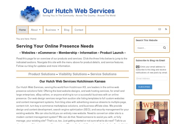 Yuki theme site design template sample