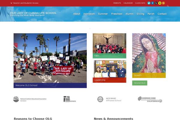Polytechnic theme site design template sample