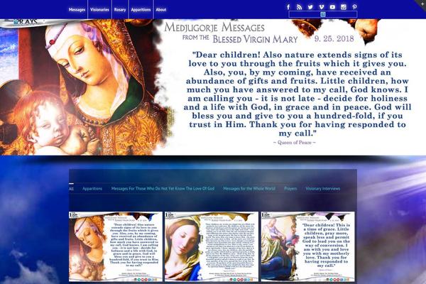 ourladyprays.org site used Avada-4