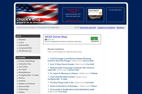 chuck theme websites examples