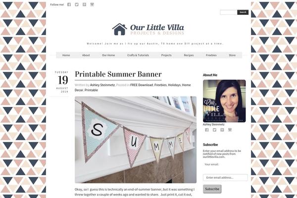 Quarter theme site design template sample