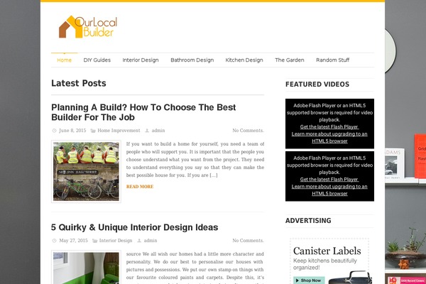 ourlocalbuilder.co.uk site used Elite Lite