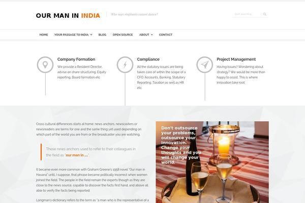 Corporative theme site design template sample