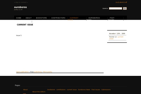 Ocular Professor theme site design template sample