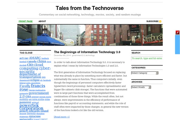 CutLine 1.4 theme site design template sample