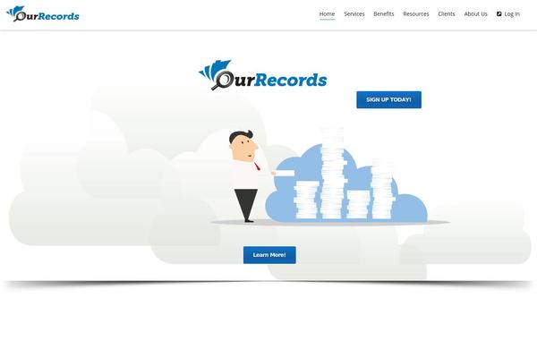 Dante theme site design template sample