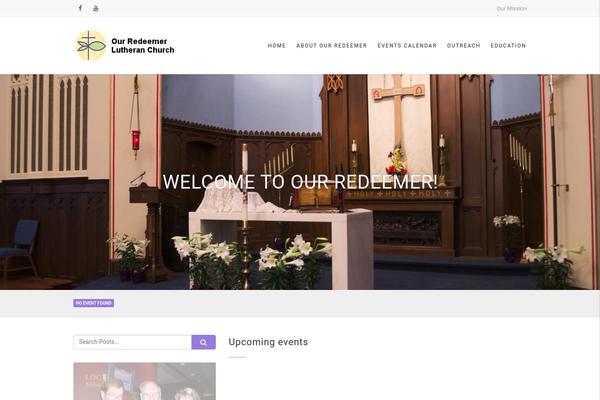 Adorechurch theme site design template sample