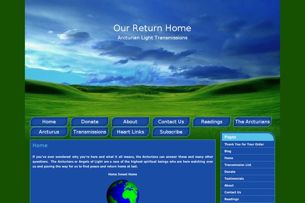 ourreturnhome.com site used Blue_sky_theme