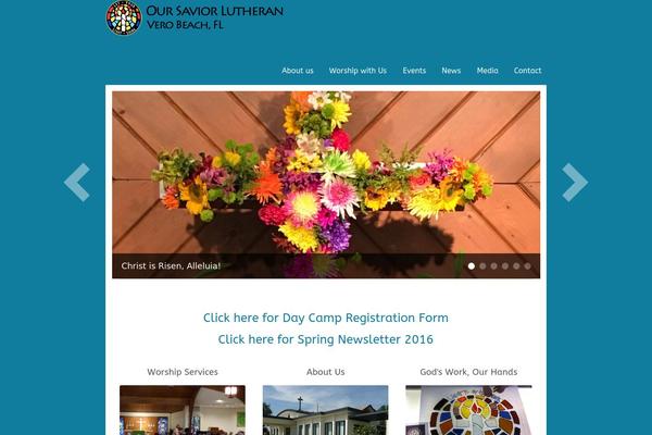 GLORY theme site design template sample
