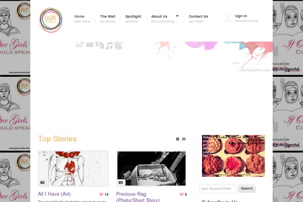 ourstoriesinc.com site used Osi