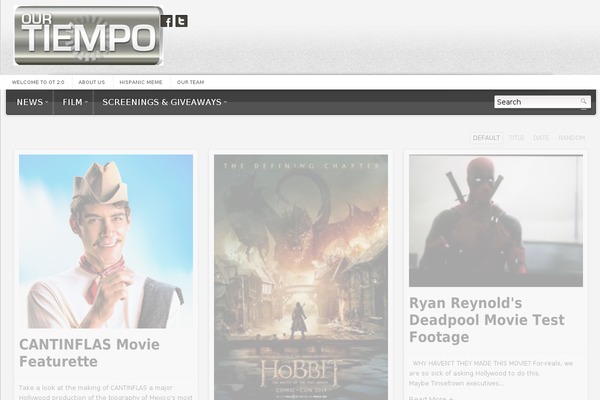 Voxel theme site design template sample